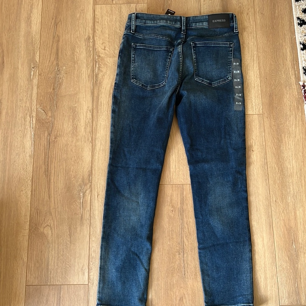 Express Jeans Mens . Hyper stretch. Luxe comfort knit